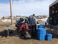 10A Loading Our Luggage Into A Truck To Go To Our Hotel In Pond Inlet Baffin Island Nunavut Canada For Floe Edge Adventure